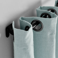 Cargar imagen en el visor de la galería, Insulated Grommet Blackout Faux Linen Window Curtain Panel
