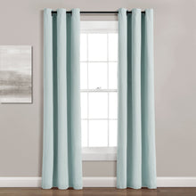 Cargar imagen en el visor de la galería, Insulated Grommet Blackout Faux Linen Window Curtain Panel
