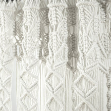 Cargar imagen en el visor de la galería, Boho Macrame Textured Indoor/Outdoor Window Curtain
