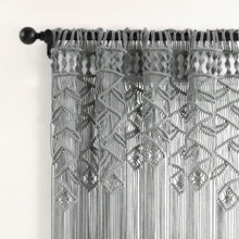 Cargar imagen en el visor de la galería, Boho Macrame Leaf Cotton Window Curtain
