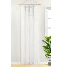 Cargar imagen en el visor de la galería, Boho Macrame Leaf Cotton Window Curtain
