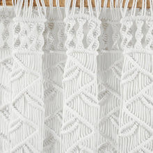 Load image into Gallery viewer, Boho Macrame Leaf Cotton Window Curtain
