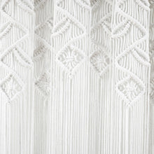 Cargar imagen en el visor de la galería, Boho Macrame Leaf Cotton Window Curtain
