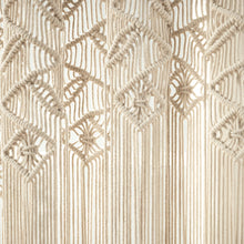 Load image into Gallery viewer, Boho Macrame Leaf Cotton Window Curtain
