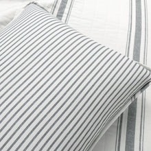 Load image into Gallery viewer, Farmhouse Stripe Reversible Cotton Quilt Set
