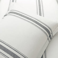 Cargar imagen en el visor de la galería, Farmhouse Stripe Reversible Comforter Set
