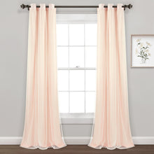 Load image into Gallery viewer, Cottage Polka Dot Sheer Window Curtain Panel Set
