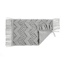 Load image into Gallery viewer, Studio Chevron Macrame Decorative Pillow Cover
