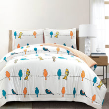 Load image into Gallery viewer, Rowley Birds Cotton Duvet Cover 3 Piece Set
