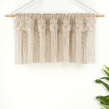 Load image into Gallery viewer, Boho Macrame Textured Cotton Valance
