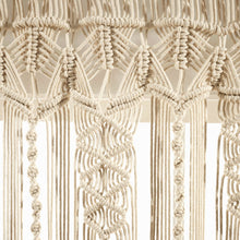 Load image into Gallery viewer, Boho Macrame Textured Cotton Valance
