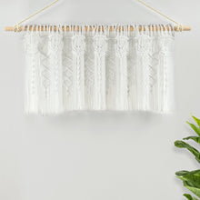 Load image into Gallery viewer, Boho Macrame Textured Cotton Valance
