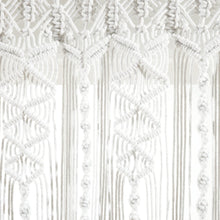 Carregar imagem no visualizador da galeria, Boho Macrame Textured Cotton Valance
