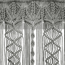 Load image into Gallery viewer, Boho Macrame Textured Cotton Valance
