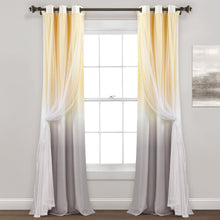 Load image into Gallery viewer, Umbre Fiesta Sheer/Light Filtering Window Curtain Panel
