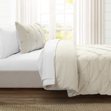 Load image into Gallery viewer, Ravello Pintuck Reversible Comforter Bed In A Bag
