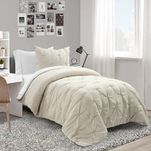 Cargar imagen en el visor de la galería, Ravello Pintuck Reversible Comforter Bed In A Bag
