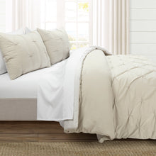 Load image into Gallery viewer, Ravello Pintuck Reversible Comforter Bed In A Bag
