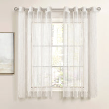 Load image into Gallery viewer, Night Sky String Thread Window Curtain Panel
