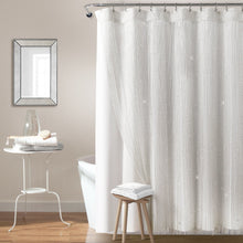 Cargar imagen en el visor de la galería, Night Sky String Thread With Peva Lining Shower Curtain Set
