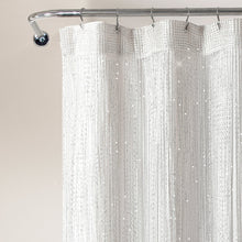 Cargar imagen en el visor de la galería, Night Sky String Thread With Peva Lining Shower Curtain Set
