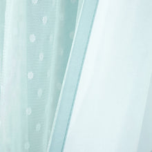 Cargar imagen en el visor de la galería, Cottage Polka Dot Sheer Window Curtain Panel Set
