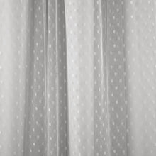 Load image into Gallery viewer, Cottage Polka Dot Sheer Window Curtain Panel Set
