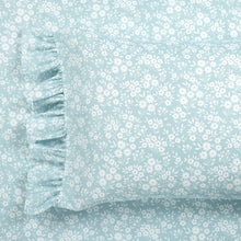 Cargar imagen en el visor de la galería, Garden Of Flowers Ruffle Sheet Set
