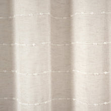 Cargar imagen en el visor de la galería, Farmhouse Textured Sheer With Peva Lining Shower Curtain Set
