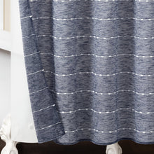 Cargar imagen en el visor de la galería, Farmhouse Textured Sheer With Peva Lining Shower Curtain Set
