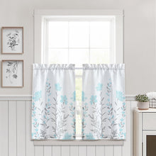 Load image into Gallery viewer, Aprile Faux Linen Kitchen Window Tiers Set
