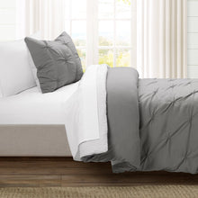 Load image into Gallery viewer, Ravello Pintuck Reversible Comforter Bed In A Bag
