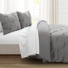 Load image into Gallery viewer, Ravello Pintuck Reversible Comforter Bed In A Bag
