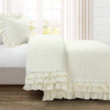 Load image into Gallery viewer, Ella Ruffle Lace Dorm Comforter Set
