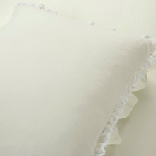 Load image into Gallery viewer, Ella Ruffle Lace Dorm Comforter Set
