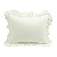 Load image into Gallery viewer, Ella Ruffle Lace Dorm Comforter Set
