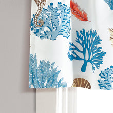 Carregar imagem no visualizador da galeria, Coastal Reef Feather Light Filtering Valance
