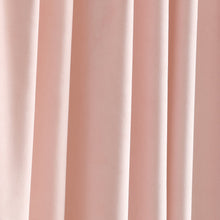 Carregar imagem no visualizador da galeria, Prima Velvet Solid Back Tab Rod Pocket Light Filtering Window Curtain Panel Set
