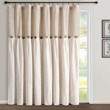 Carregar imagem no visualizador da galeria, Linen Button Window Curtain Panel
