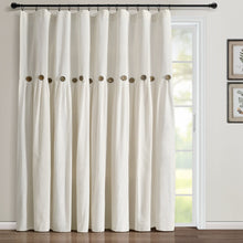 Carregar imagem no visualizador da galeria, Linen Button Window Curtain Panel
