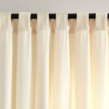 Load image into Gallery viewer, Prima Velvet Solid Back Tab Rod Pocket Light Filtering Window Curtain Panel Set
