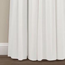 Cargar imagen en el visor de la galería, Linen Button Lined 100% Blackout Window Curtain Panel
