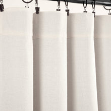 Cargar imagen en el visor de la galería, Linen Button Lined 100% Blackout Window Curtain Panel
