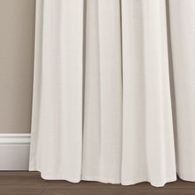 Cargar imagen en el visor de la galería, Linen Button Lined 100% Blackout Window Curtain Panel
