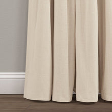 Cargar imagen en el visor de la galería, Linen Button Lined 100% Blackout Window Curtain Panel
