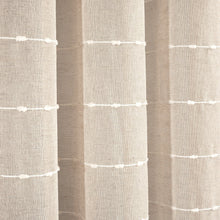 Load image into Gallery viewer, Farmhouse Textured Grommet Sheer Ultra Wide Window Curtain Panel
