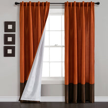 Load image into Gallery viewer, Prima Back Tab Rod Pocket Window Curtain Panel Set
