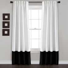 Load image into Gallery viewer, Prima Back Tab Rod Pocket Window Curtain Panel Set
