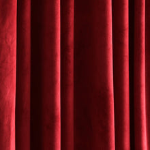 Load image into Gallery viewer, Prima Velvet Solid Back Tab Rod Pocket Light Filtering Window Curtain Panel Set
