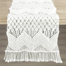 Load image into Gallery viewer, Boho Macrame Indoor/Outdoor Table Runner
